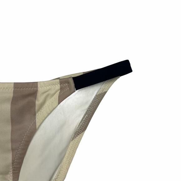 Solid & Striped The Morgan Bikini Bottom Nude Tan Strip Size XS - Picture 2 of 7